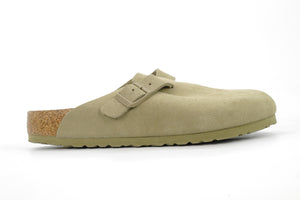 BIRKENSTOCK BOSTON SUED.LEAT. F.KHAKI  230763