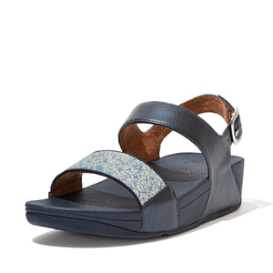 Lulu Glitter Splash Back-Strap Sandals