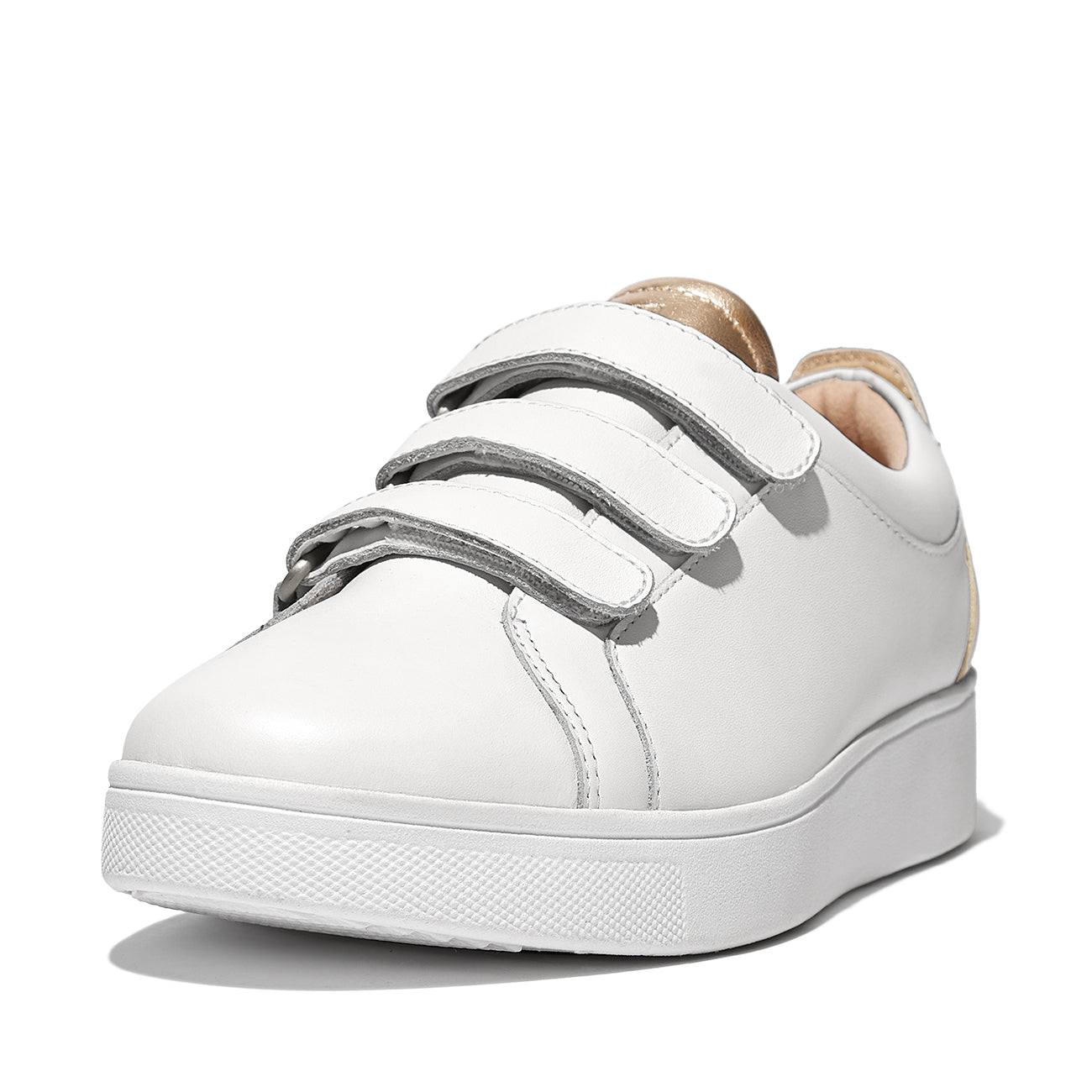 Rally Metallic-Back Leather Strap Sneakers
