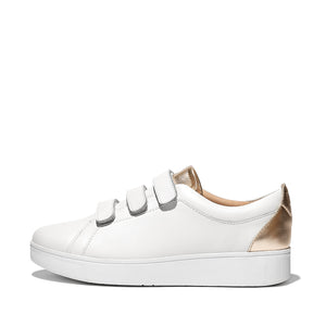 Rally Metallic-Back Leather Strap Sneakers