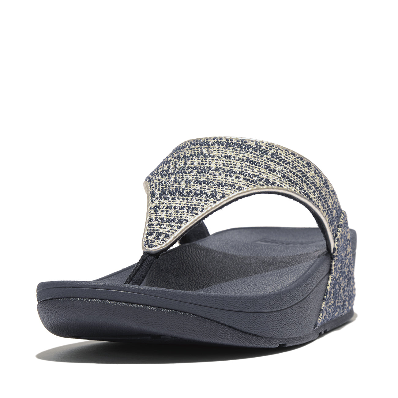 Lulu Shimmerweave Toe-Post Sandals