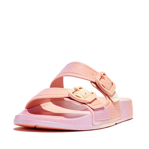 Iqushion Iridescent Two-Bar Buckle Slides