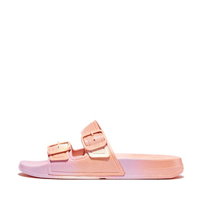 Iqushion Iridescent Two-Bar Buckle Slides