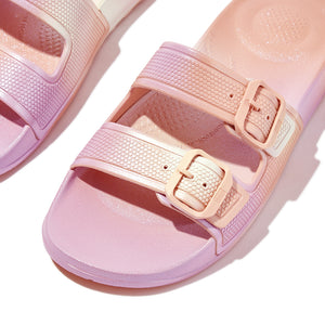 Iqushion Iridescent Two-Bar Buckle Slides